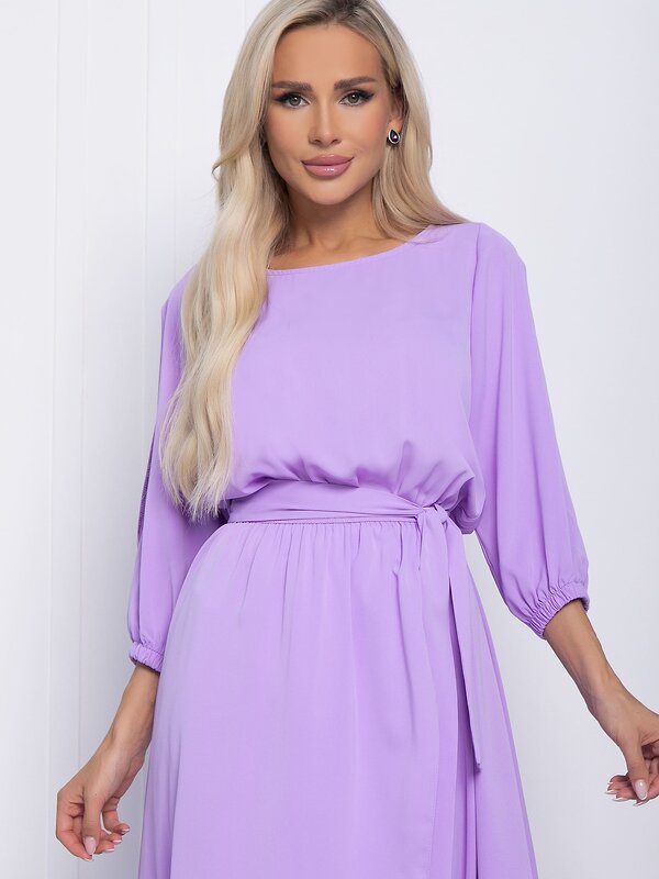 LT Collection Платье 582549 П15166-1М сиреневый