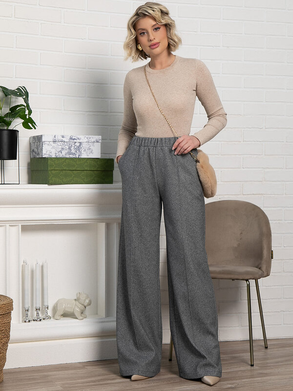 LT Collection Брюки 582553 Б15221-1М серый