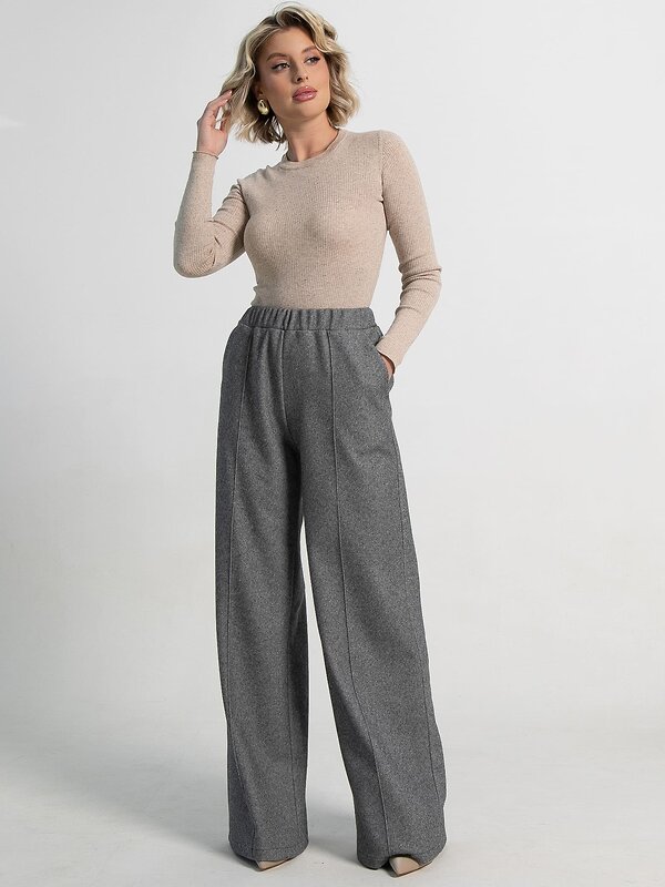 LT Collection Брюки 582553 Б15221-1М серый