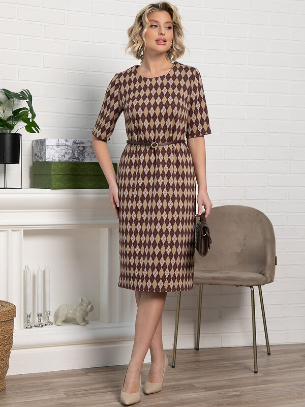 LT Collection Платье 582554 П15189-25М коричневый