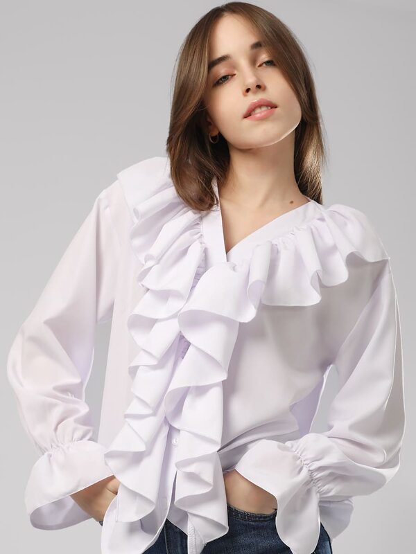 Соль&Перец Блузка 582556 SP1024 белый