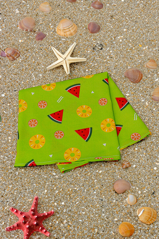 Натали Полотенце 582565 Полотенце пляжное Тутти-Фрутти зеленый