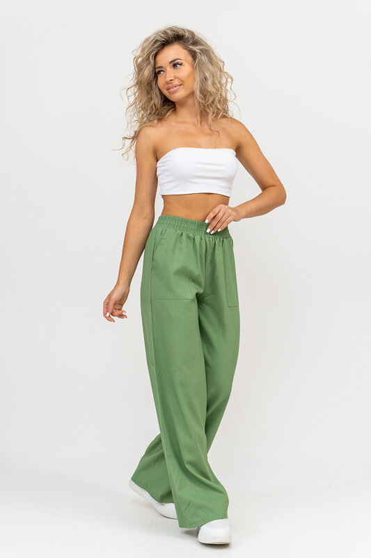 Натали Брюки 582567 36780 хаки