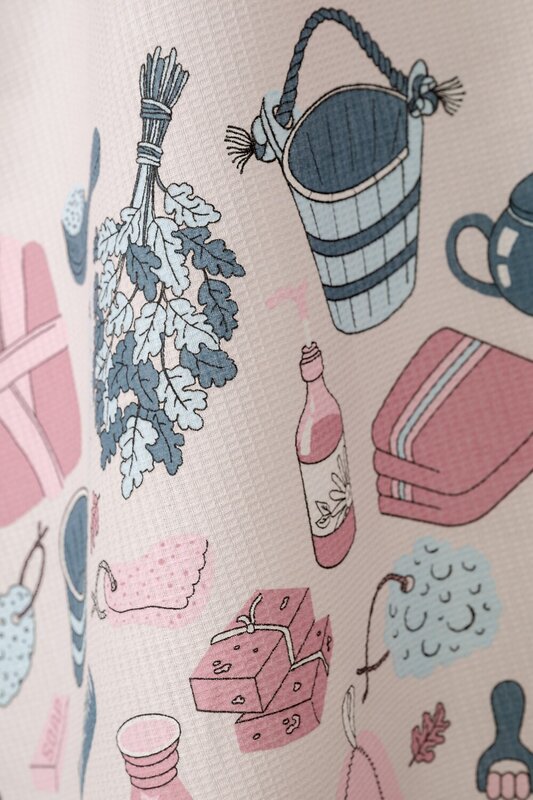 Натали Полотенце 582578 Полотенце пляжное Сауна и спа розовый персик