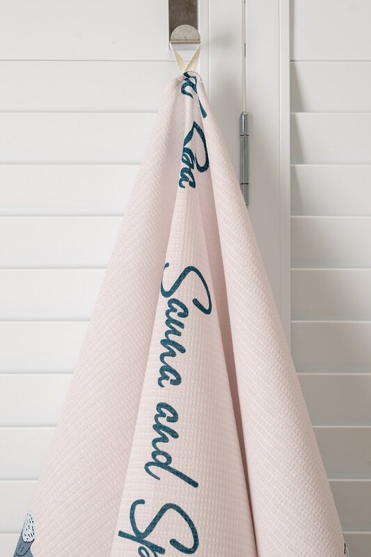 Натали Полотенце 582578 Полотенце пляжное Сауна и спа розовый персик