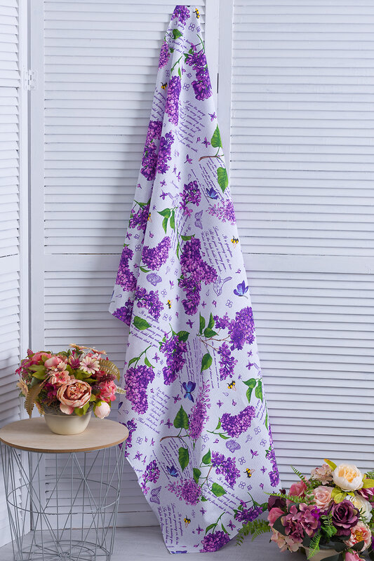 Натали Полотенце 582580 Полотенце банное Сирень белый