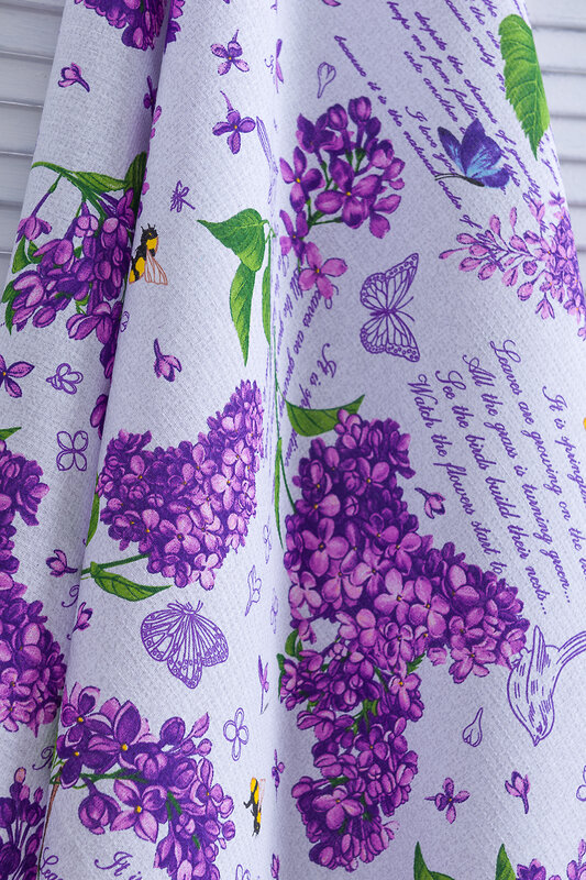 Натали Полотенце 582580 Полотенце банное Сирень белый