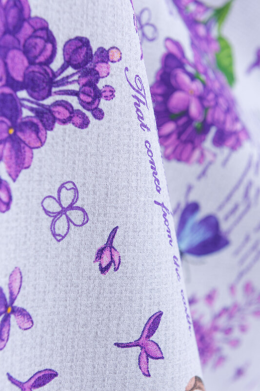 Натали Полотенце 582580 Полотенце банное Сирень белый