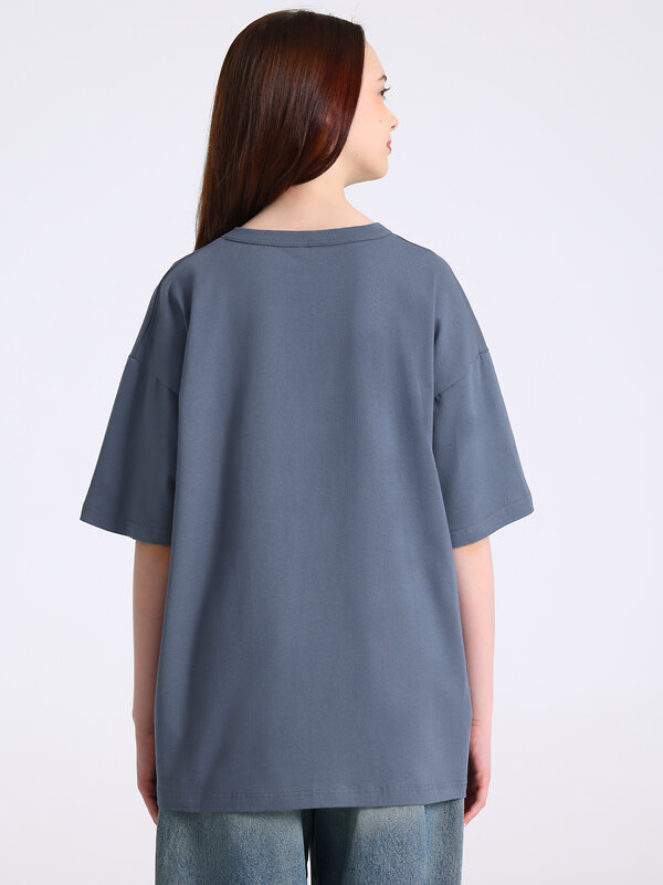 Апрель Футболка 582589 1ДДФК5009001 темно-серый