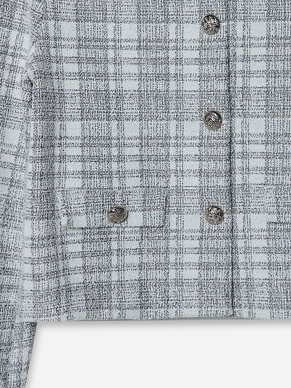 MARK FORMELLE Жакет 582619 172115-1 черно -белая клетка