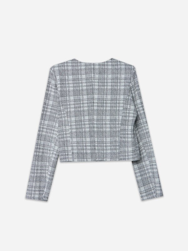 MARK FORMELLE Жакет 582619 172115-1 черно -белая клетка