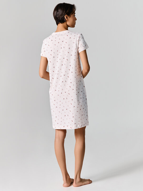 MARK FORMELLE Сорочка 582632 572402 цветочки на розовом