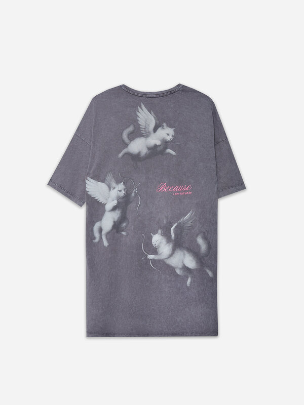 MARK FORMELLE Туника 582647 512079 ACID WASH серый +печать