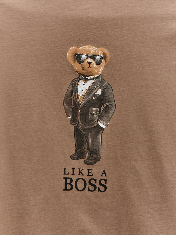 MARK FORMELLE Футболка 582651 113379 мокко +печать