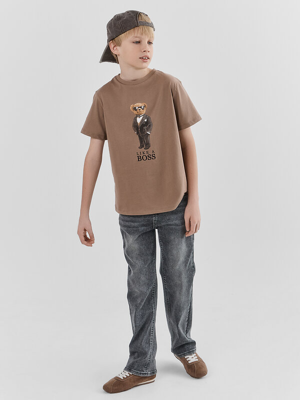 MARK FORMELLE Футболка 582651 113379 мокко +печать