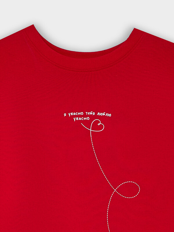 MARK FORMELLE Футболка 582658 112953 чистый красный +печать