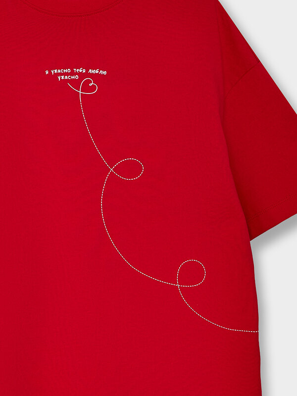 MARK FORMELLE Футболка 582658 112953 чистый красный +печать