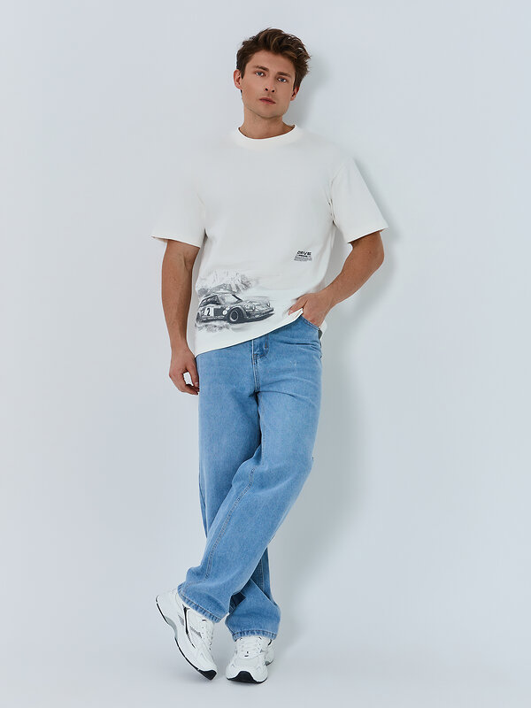 MARK FORMELLE Футболка 582664 111846 св.молочный +печать