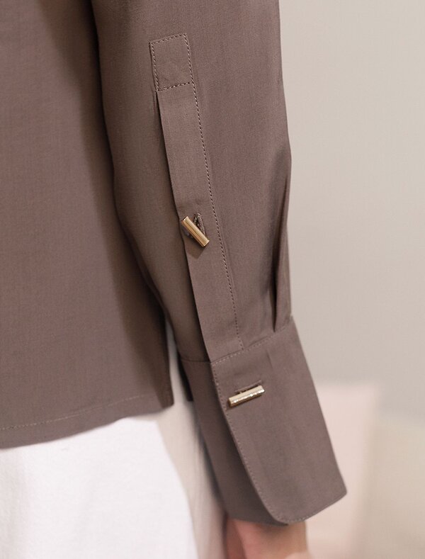 VILATTE Блузка 582671 D29.346 кофейный