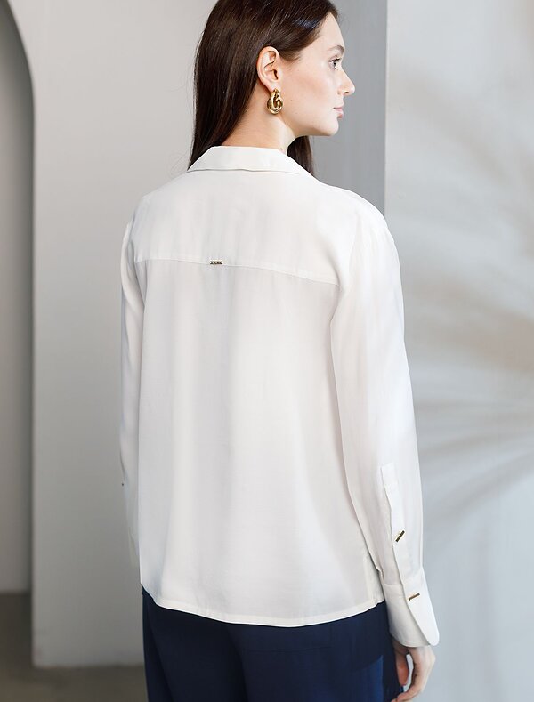 VILATTE Блузка 582672 D29.346 натуральный белый