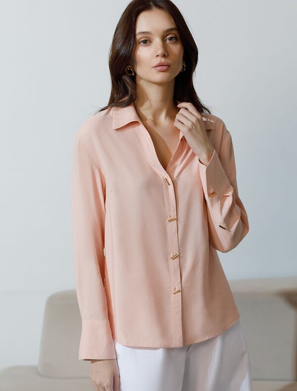 VILATTE Блузка 582673 D29.346 пудровый