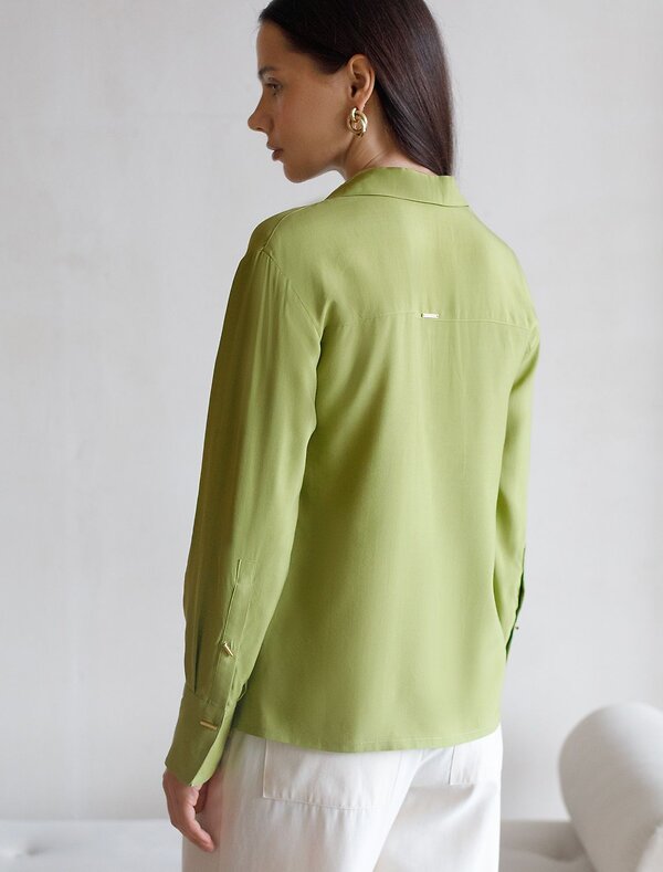 VILATTE Блузка 582675 D29.346 светло-оливковый