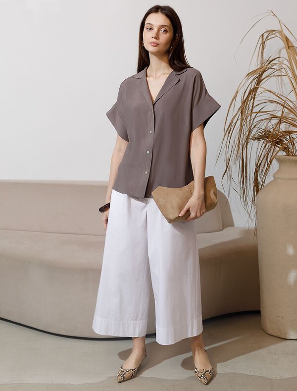 VILATTE Блузка 582676 D29.347 кофейный