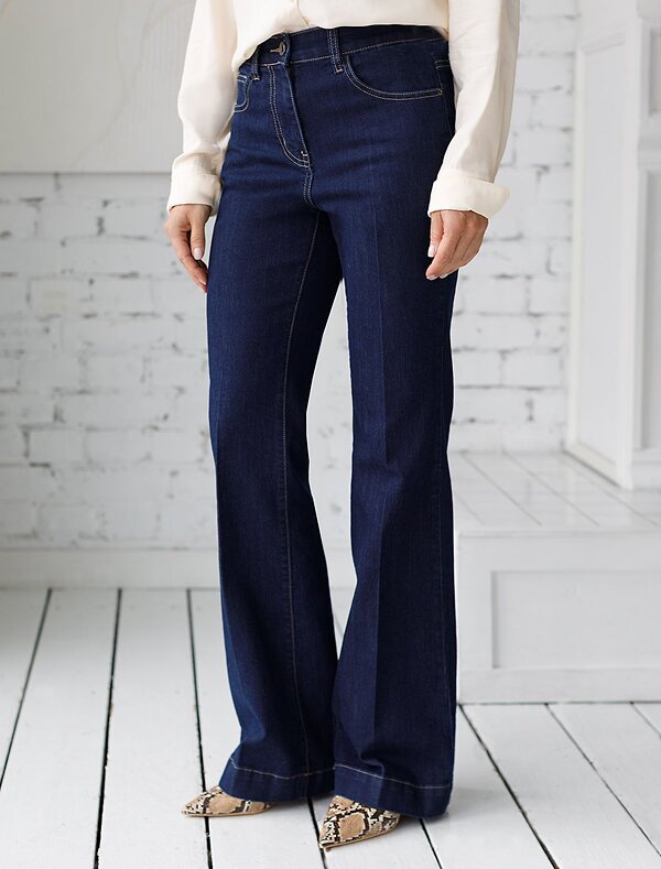 VILATTE Джинсы 582687 D54.314 темно-синий