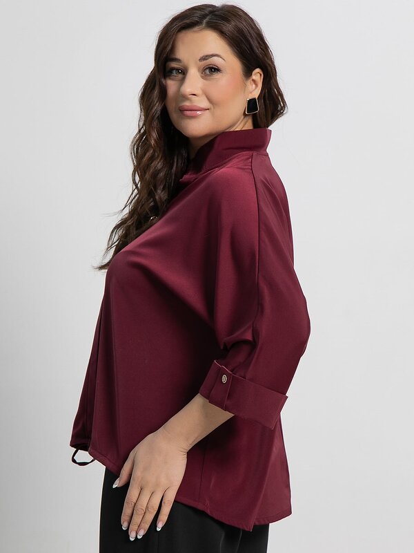 LT Collection Блуза 582697 Б15135-24М бордовый