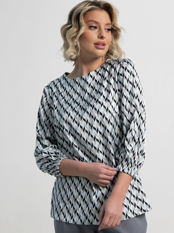 LT Collection Блуза 582698 Б15149-30М серый