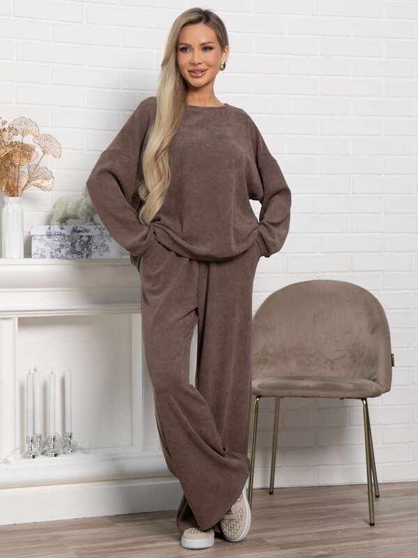 LT Collection Костюм 582700 К15147-5М коричневый