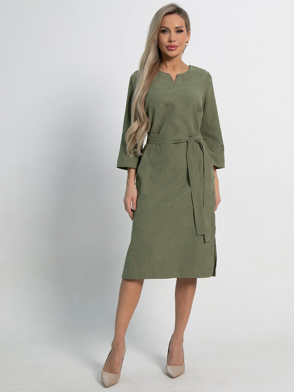 LT Collection Платье 582702 П15179-4М оливковый