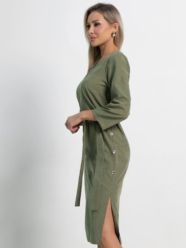 LT Collection Платье 582702 П15179-4М оливковый