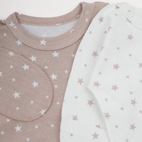 YOULALA Распашонка 582723 1090202501 бежевый, белый