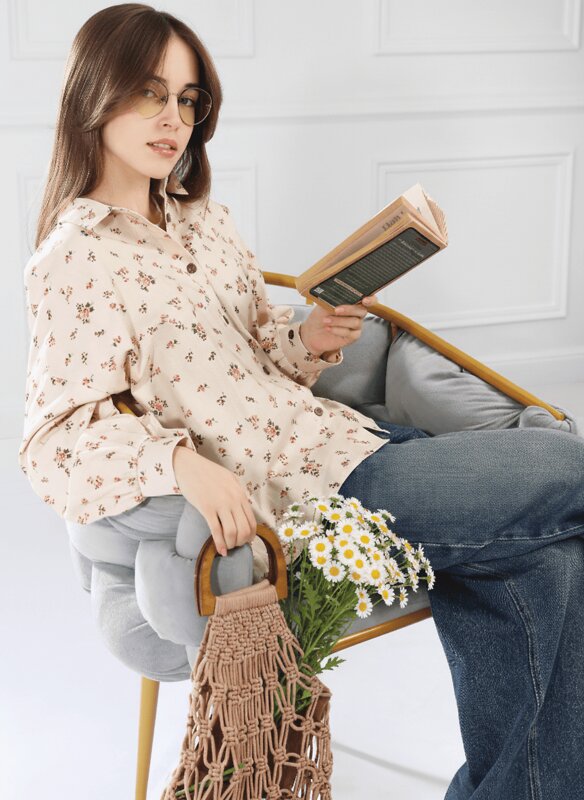 Соль&Перец Блузка 582728 SP1025 бежевый