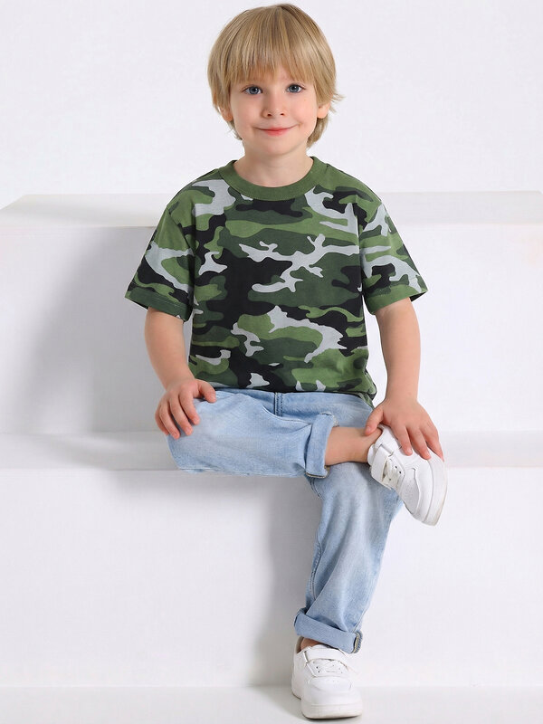 Апрель Футболка 582735 1ПДФК4331001н камуфляж патруль+оливковый