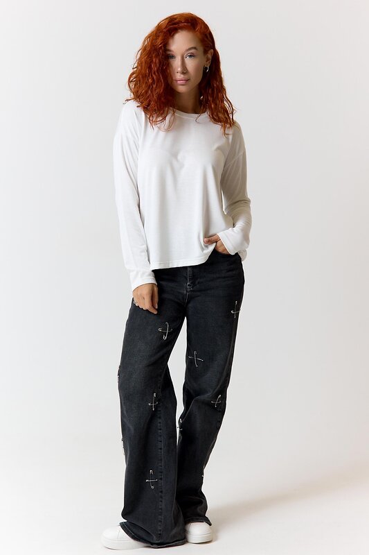 Lika Dress Лонгслив 582757 10636 Молочный