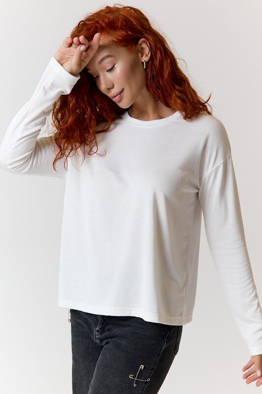 Lika Dress Лонгслив 582757 10636 Молочный