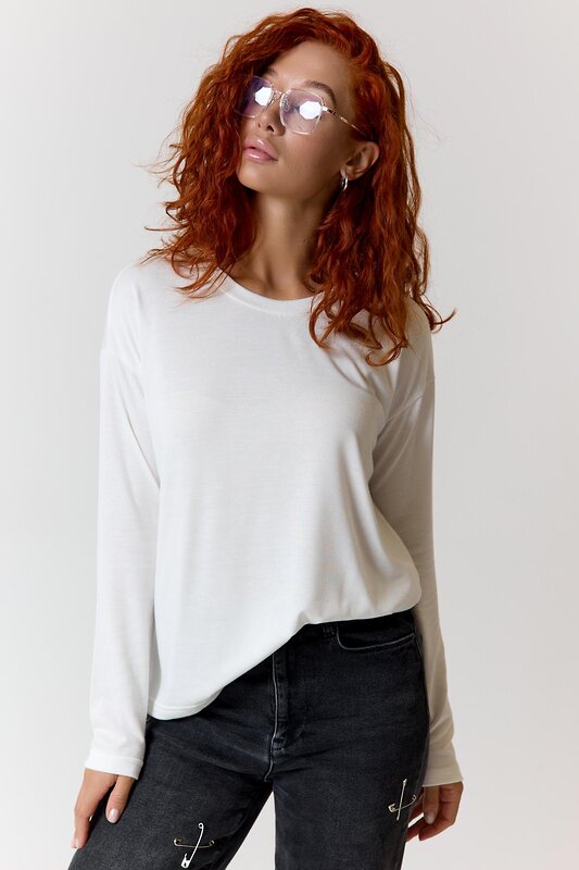 Lika Dress Лонгслив 582757 10636 Молочный