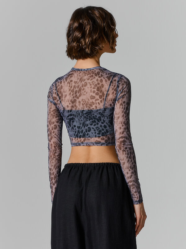 MARK FORMELLE Лонгслив 582786 302495 серый гепард