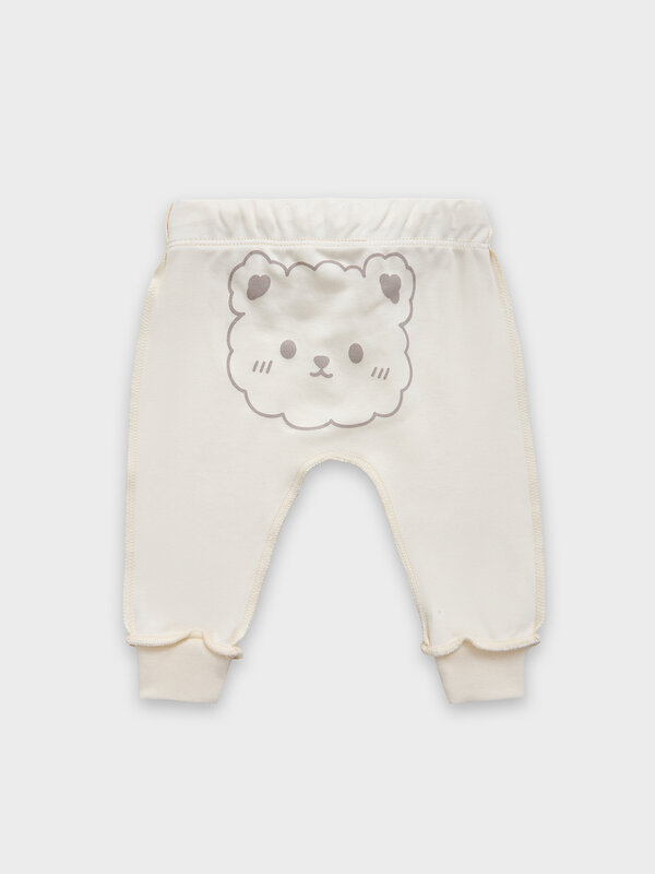 MARK FORMELLE Ползунки 582791 85113-1-3 молочный +серо-коричневый +бежевый +печать