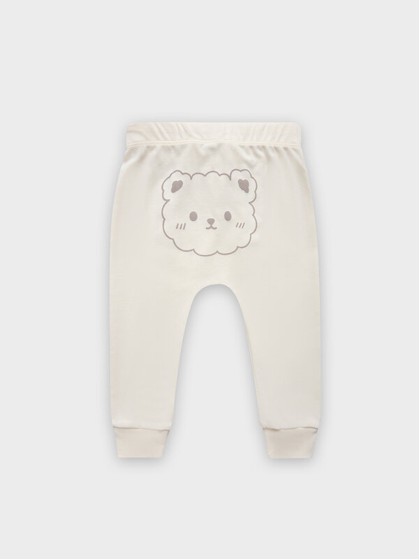 MARK FORMELLE Ползунки 582792 85113-3 молочный +серо-коричневый +бежевый +печать