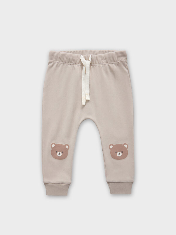 MARK FORMELLE Ползунки 582792 85113-3 молочный +серо-коричневый +бежевый +печать