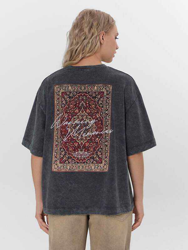 MARK FORMELLE Футболка 582835 112961 ACID WASH графит +печать