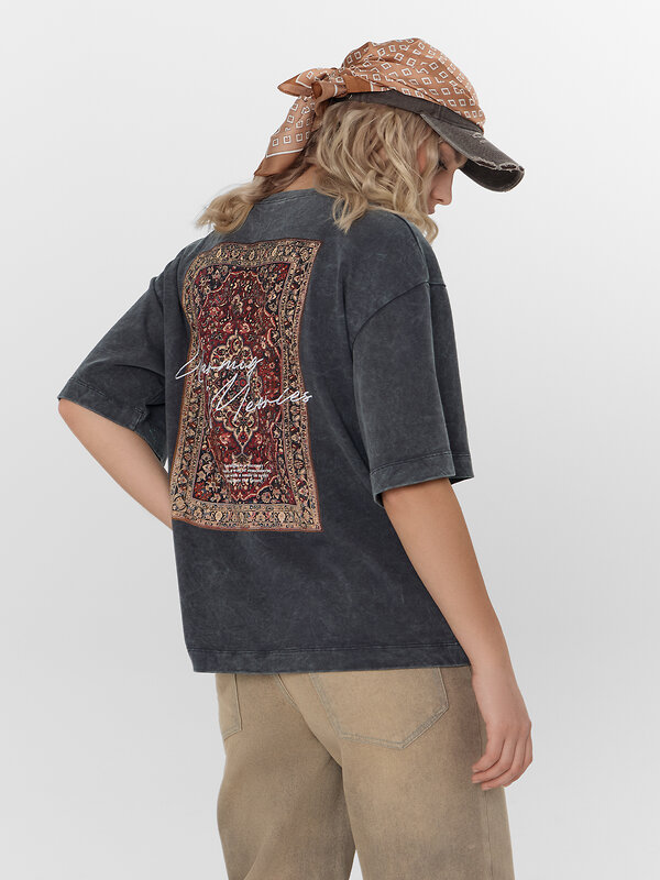 MARK FORMELLE Футболка 582835 112961 ACID WASH графит +печать