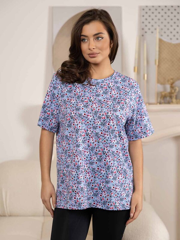 Текс-плюс Футболка 582916 00-00246559 Голубой