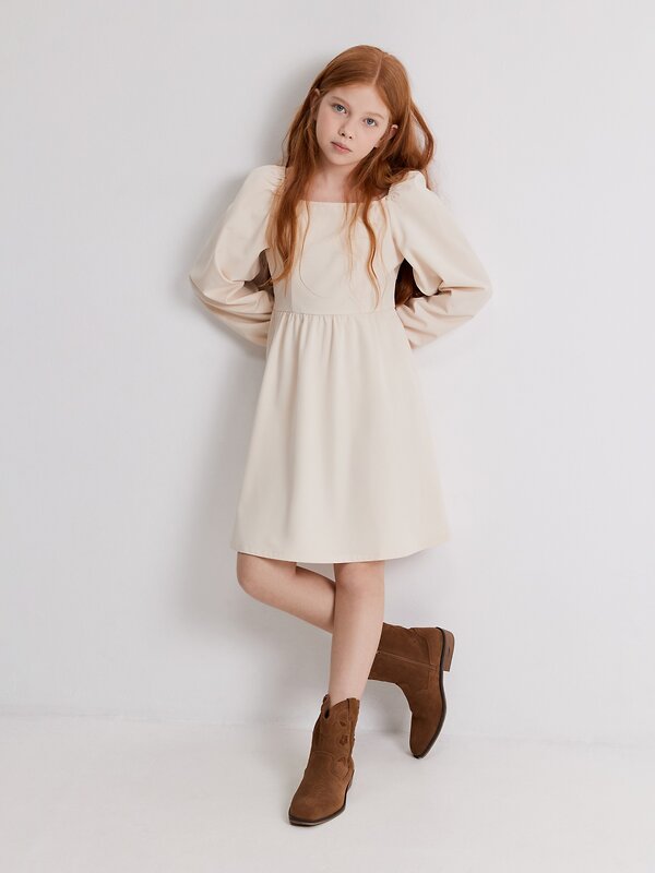 Acoola Платье 582977 20210200779 светло-бежевый