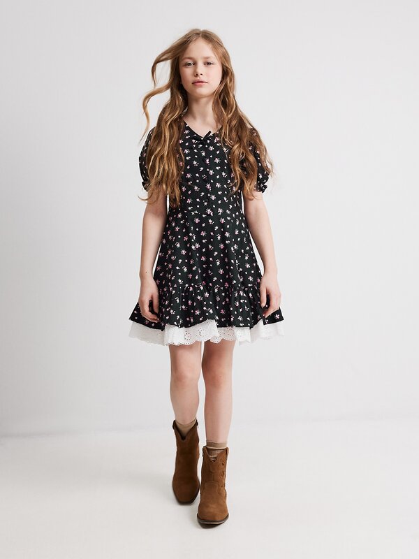 Acoola Платье 583040 20210200780 черный принт