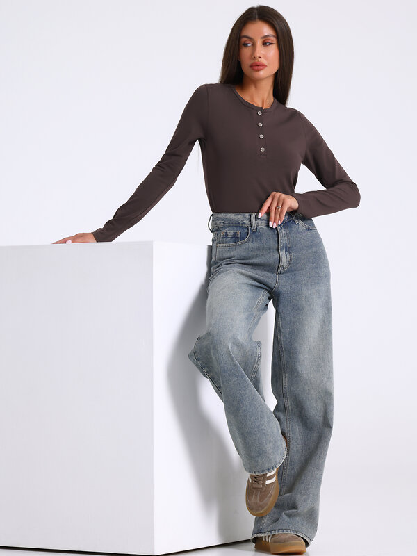 Апрель Лонгслив 583066 1ЖДЛД4918804 темно-коричневый