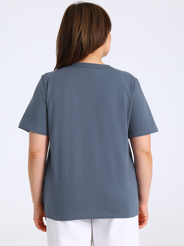 Апрель Футболка 583069 1ЖДФК3298001 темно-серый